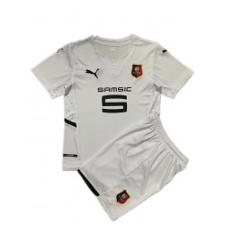Camisola Stade Rennais Criança Equipamento Segundo 2021-2022 Manga Curta